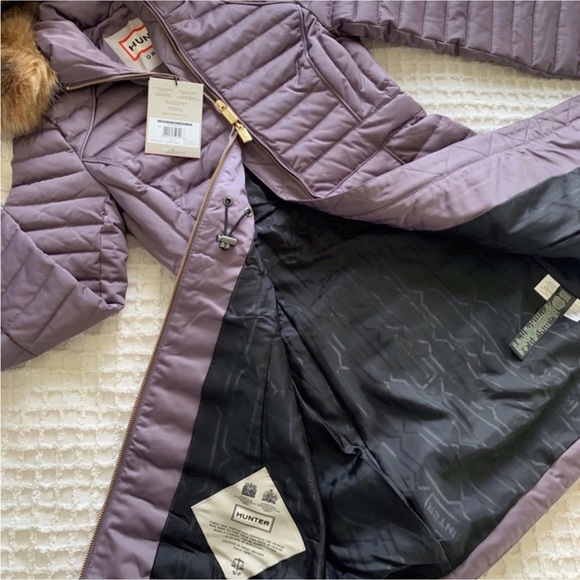 Hunter Refined Down Snow Winter Long Coat NWT - Picture 4 of 13